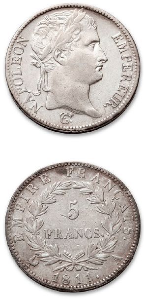null 5 francs: 17 copies.
Napoleon I (3 ex.: 1811A - 1812B - 1813I), Louis XVIII...