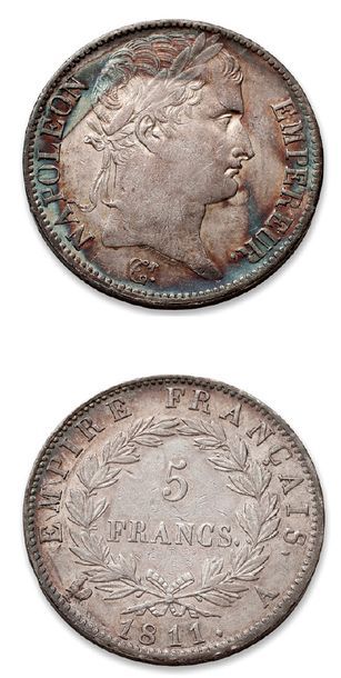 null 5 francs: 14 exemplaires.
Napoléon Ier (2 ex.: 1811A - 1811L), Charles X (3...