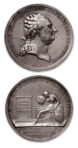 null LOUIS XVI
21 janvier 1793. À l'éternelle mémoire de Louis XVI.
Baldenbach. Argent....