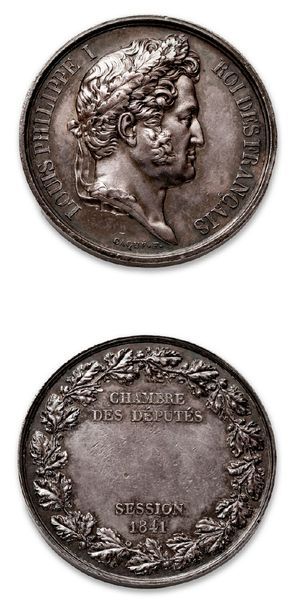 null LOUIS-PHILIPPE
1841. Chamber of Deputies, Session 1841. Unattributed.
Money.
Seal...