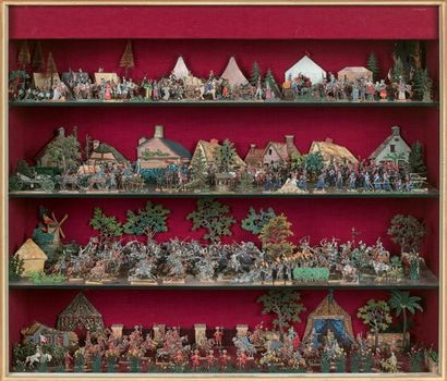 null Set of pewter figurines:
- "Soldats de plomb et figurines civiles" by Christian
Blondieau....