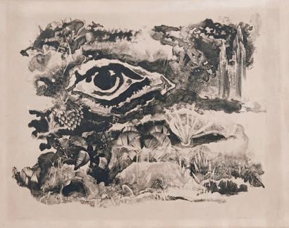 Koos HOOYKAAS Élysée, 1936, lithographie, 38 x 48 cm, marges 44 x 56 cm, belle épreuve...