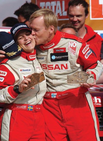 Ari VATANEN Trophée remporté au Dakar en 2003 par l'ancien Champion du monde des...