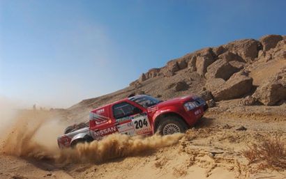 Ari VATANEN Trophy won on the Dakar in 2003 by the former World Rally Champion on...