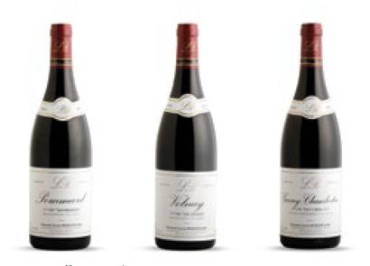 null -Set of six bottles including: - Three bottles of Domaine Lucien BOILLOT including...