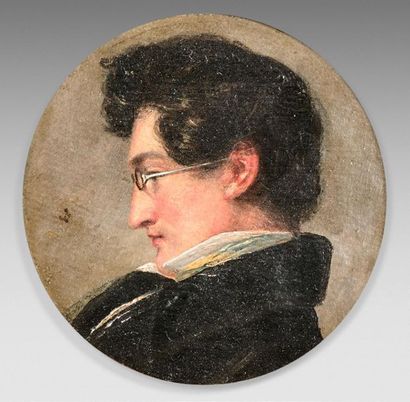 Antoine-Paul VINCENT (actif de 1790-1810) 
Portrait présumé de Georges Cuvier, de...