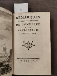 MAGNIÈRES (Pierre-André O'Heguerty de) Remarks on several branches of commerce and...