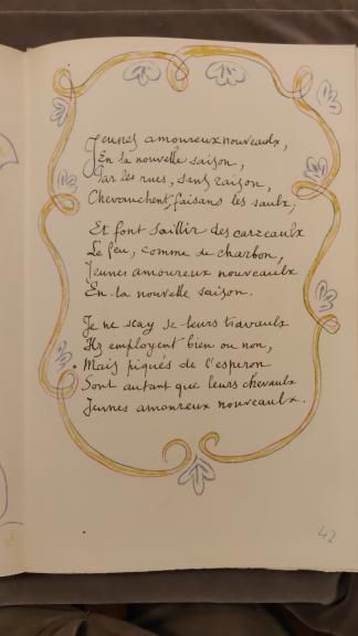 MATISSE (Henri). - ORLÉANS (Charles d') Poems. [Paris], Tériade, 1950. In-folio,...