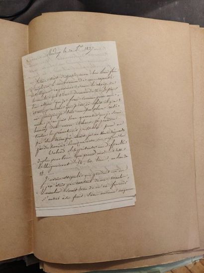NORMANDIE, XVe-milieu du XIXe siècle Approximately 500 handwritten pieces.
COLLECTION...