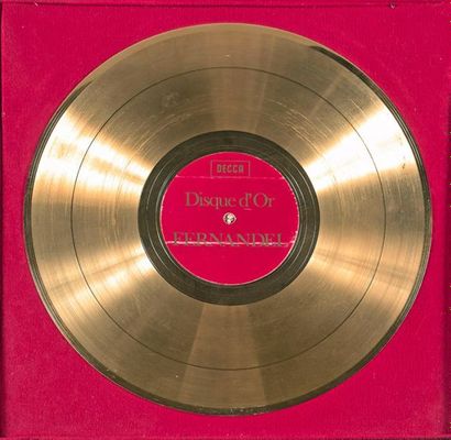 null GOLD DISC ATTRIBUTED TO FERNANDEL by Decca in 1970