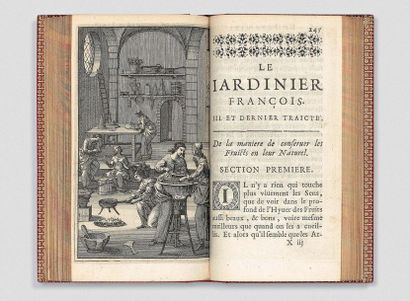[BONNEFONS (Nicolas de)] Le Jardinier Francois, who teaches how to grow trees, herbs,...