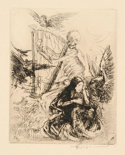 ALBERT BESNARD It is a complete suite of 26 plates, 1900-1901, etching and aquatint,...