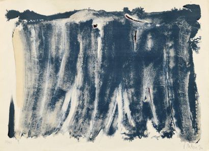Olivier DEBRE Signe-Paysage, 1984, lithograph, sheet 53 x 75,5 cm (Pernoud 419),...