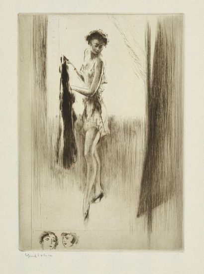 Edgar CHAHINE / COLETTE Mitsou, complete suite of 26 plates, 1930, etchings and drypoints,...
