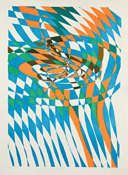 Stanley William HAYTER Noeud, 1972, lithographie, 64 x 45 cm, marges 74,5 x 55 cm...