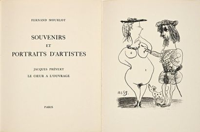 Fernand MOURLOT Souvenirs et portraits d'artistes, Paris et New York, 1972, in-4...