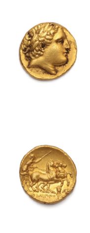 null MACÉDOINE Alexandre III, le Grand (336-323 av. J.-C.)
Statère d'or. 8,60 g....