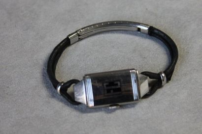 Jaeger le Coultre, Reverso «Art Déco», n° 27105. 
Montre-bracelet de dame en acier...