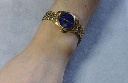 Rolex Datejust, ref. 6917, n° 6067634. 
Wristwatch in 18k yellow gold 750 thousandths....