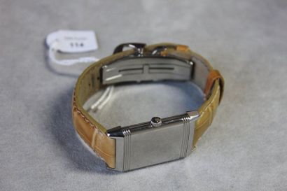 Jaeger le Coultre, Reverso, ref. 252.8.86, n° 2686773. 
Steel wristwatch. Rectangular...