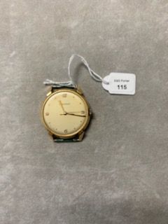 JAEGER LE COULTRE 
Watch in 18k gold 750 thousandths. Smooth bezel. Case back with...