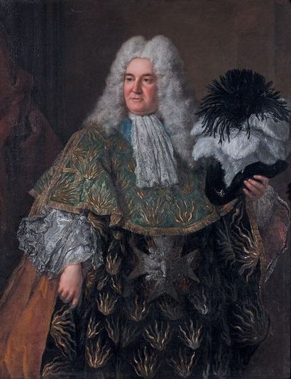 Alexis-Simon BELLE (1674-1734) 
Portrait d'Antoine Crozat, marquis du Châtel (vers...