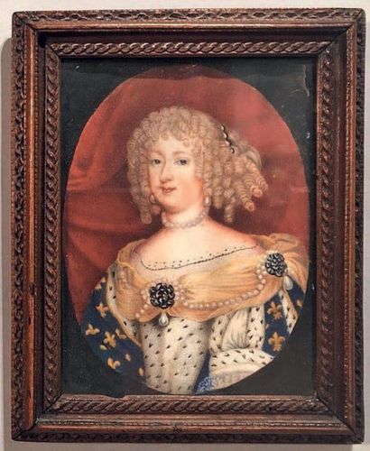 École Française du XVIIe siècle Portrait d'une Reine et d'une Martyre
Deux miniatures...