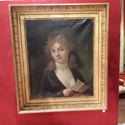 Gerard VAN DER PUYL (1750-1824) Portrait of a man Portrait of a woman Two oils on...