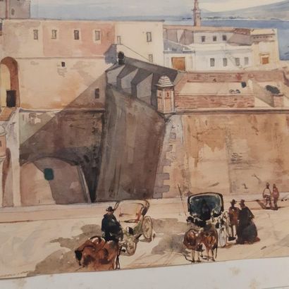 Francesco II de BOURBON-SICILES (Naples, 1836 - Arco, 1894) et probablement Giacinto...