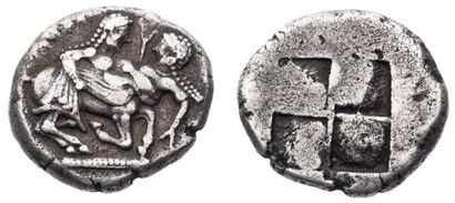 Sicile Peuplades Thraco-Macédonniennes Orreskiens (510-480 av. J.-C.). Statère. 8,32...