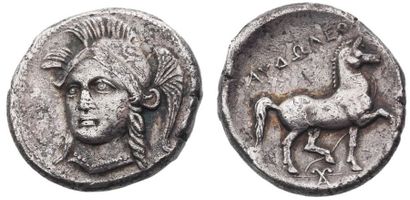 Macédoine ROYAUME de PEONIE Audoléon (315-285 av. J.-C.). Tétradrachme. 12,18 g....