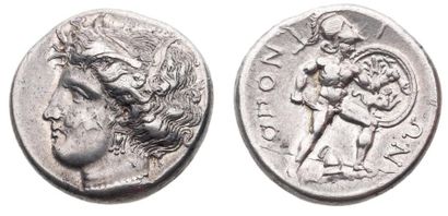 Macédoine Un second exemplaire de coins variés. 12,19 g. Bab. III, 428. TTB à Su...