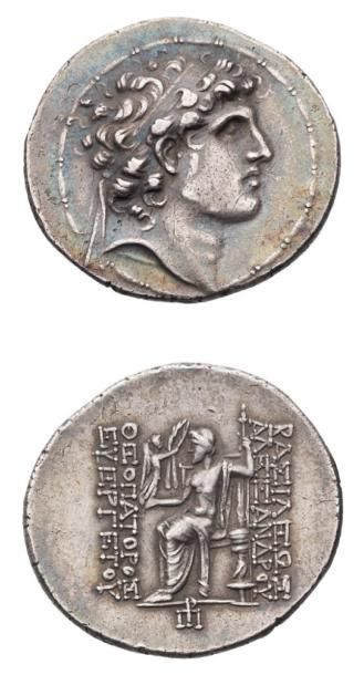 Macédoine ROYAUME DE SYRIE Alexandre 1er. Bala (150-145 av. J.-C.). Tétradrachme....