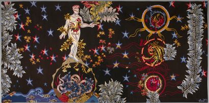 Jean LURÇAT (1892-1966) 
Espace et mouvement
Importante tapisserie, atelier de Raymond...