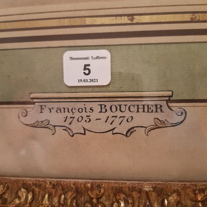 Francois Boucher (1703-1770) 


Deux Amours dont un tient une guirlande



Sanguine,...