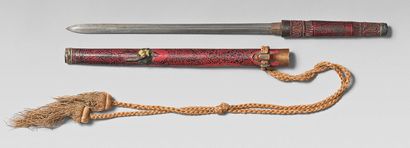 JAPON - Époque EDO (1603-1868) 
Tanto with throat, not disassembled.
Nagasa 21,5...
