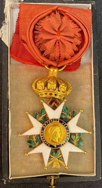null France - Order of the Legion of Honour, Second Empire, gold and enamel officer's...