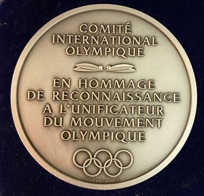 null Olympisme - Juan Antonio Samaranch, Président du CIO 1980-2001, médaille commémorative...