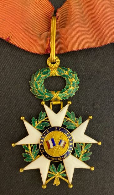 null Order of the Legion of Honor - Third Republic, gold and enamel commander's jewel...