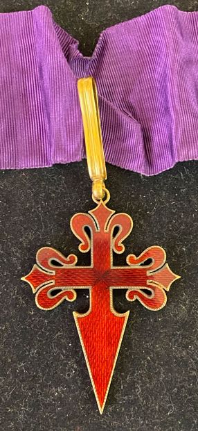 null Portugal - Ordre de Saint-Jacques de l'Épée, fondé vers 1170, bijou de chevalier...