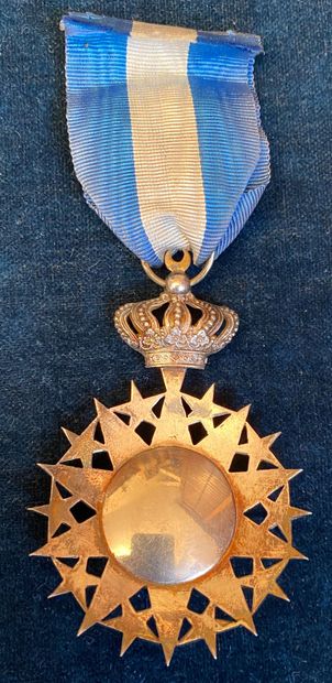 null Tadjourah- Order of Nichan el Anouar, founded in 1887, knight's star in silver,...