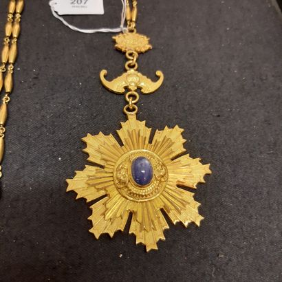 null China, Yunnan - Spectacular diplomatic medallion offered by General Tang Jiyao,...
