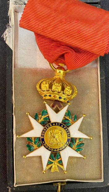 null France - Order of the Legion of Honour, Second Empire, gold and enamel officer's...