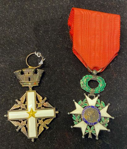 null France - Order of the Legion of Honour, IIIrd Republic, knight's star, silver...