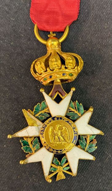 null France - Order of the Legion of Honor, Second Empire, gold and enamel officer's...
