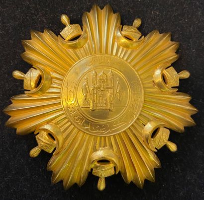 null Afghanistan - Ordre du Chef «Nishan-i-Sardari», fondé en 1911, ensemble de 1re...