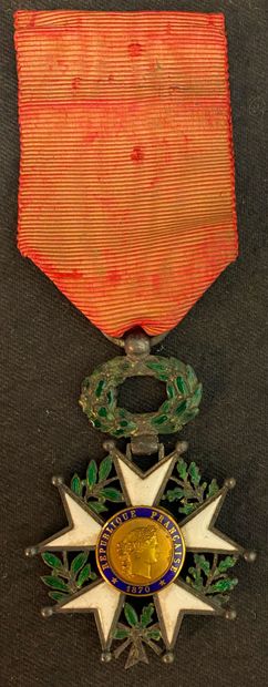 null Ordre de la Légion d'honneur - IIIe République, étoile de chevalier, modèle...