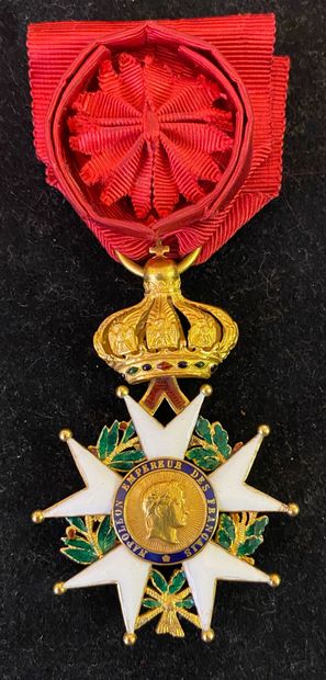 null France - Order of the Legion of Honor, Second Empire, gold and enamel officer's...