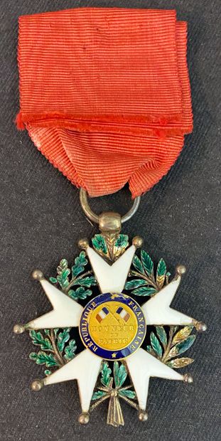 null Order of the Legion of Honor - II Republic, silver and enamel knight's star,...