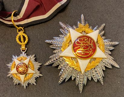 null Jordan - Order of Independence, founded in 1921, grand officer's set including:...